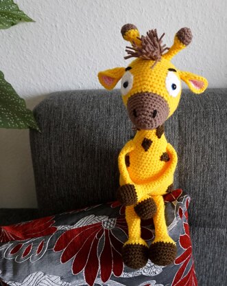 Häkelanleitung für die Schlenker Giraffe Jerry!