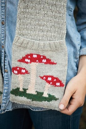 Gnome and Toadstool Scarf