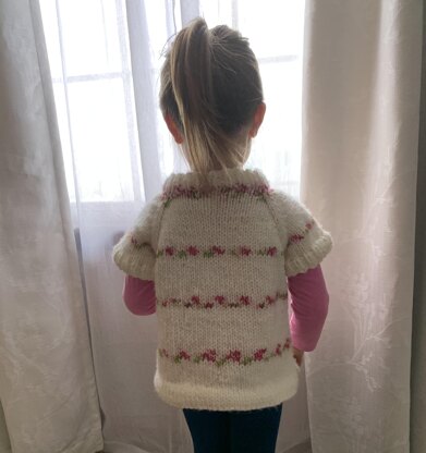 Floral Toddler Sweater