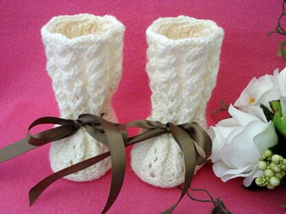 Baby Girl Shoes Pattern Knitted Baby Booties Belle