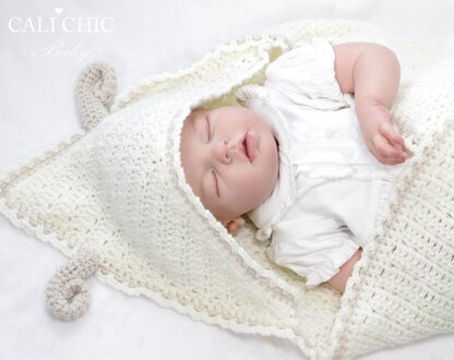 Little Lamb Hooded Baby Blanket #155