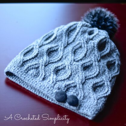 Hourglass Cabled Beanie & Slouch