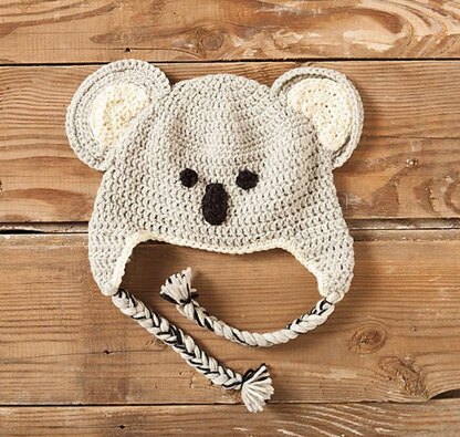 Crochet earflap hat (animal zoo)