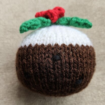 Knitted Christmas Pudding