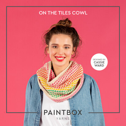 On The Tiles Cowl - Free Cowl Crochet Pattern For Women in Paintbox Yarns Cotton DK by Paintbox Yarns