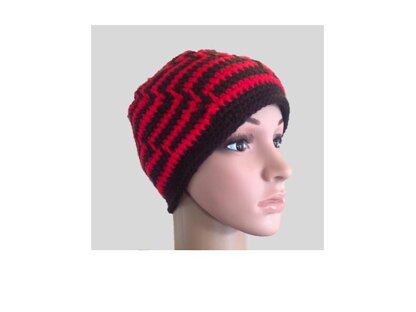 Stepping Up Beanie Cloche Hat PDF12-085