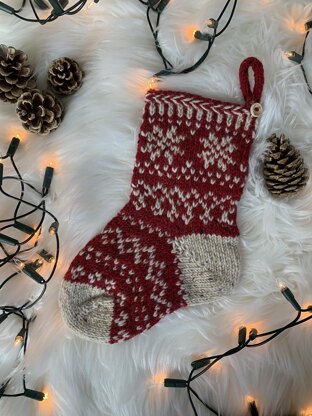 Little Aran Christmas Stockings