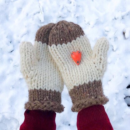 Color Block Mittens