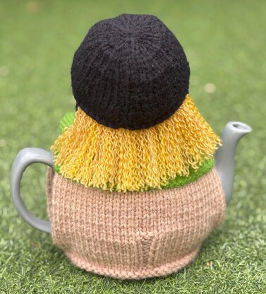 Riley goes riding tea cosy