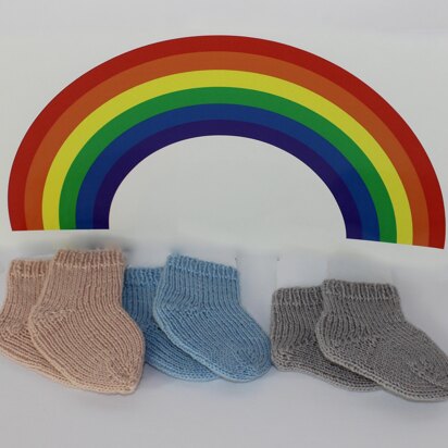 Baby Simple Socks (Circular)