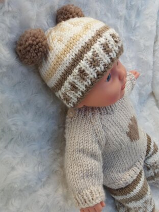 Baby doll heart outfit Knitting pattern by linmaryknits | LoveCrafts