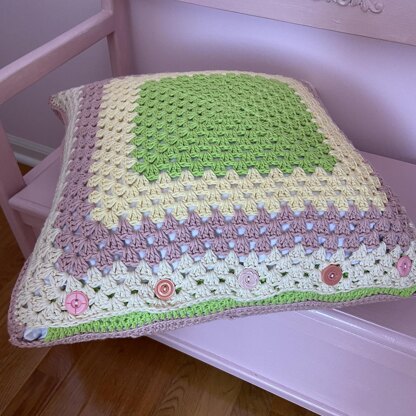 Retro Daisies Pillow