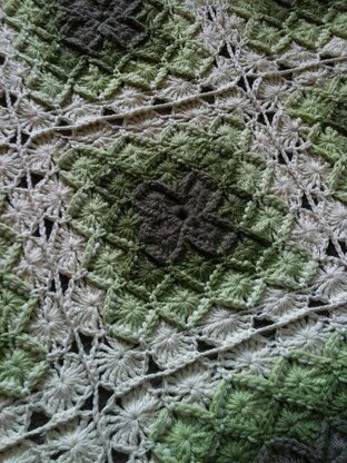 Hungarian Crocheted Squares Rug