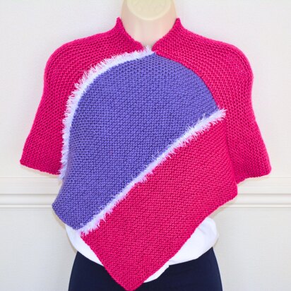 The Tinseltown Poncho - knitting pattern