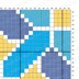 Home Decor Mini C2C Mosaic Square Bed Pillow CROCHET PATTERN