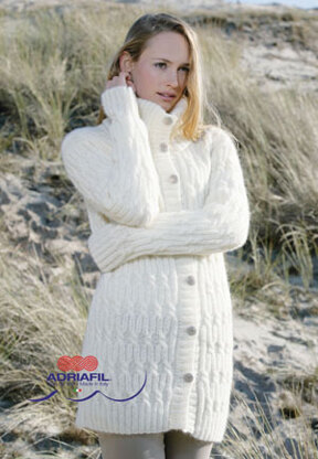 Jennifer Cardigan in Adriafil Soffio Plus - Downloadable PDF