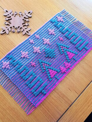 Festive Placemat Mosaic Crochet