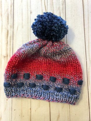 Knitting Pattern: Blueberry Slush Hat - Edie Eckman