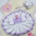 Crochet Pattern baby dress and hat UK & USA Terms #15