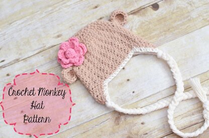 Crochet Boutique Monkey Hat