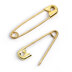 Prym Safety Pins  19/23/27mm Assorted Gold-Coloured