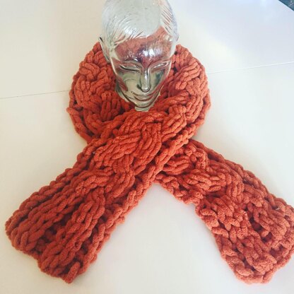 Slip and Slide Cable Scarf