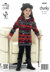 Girl's Sweater Dresses in King Cole Big Value Multi Chunky - 4030 - Leaflet