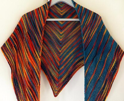 Monet Sunset Shawl