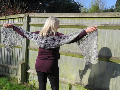 Opal Shell 2 in 1 Crochet Wrap & Scarf