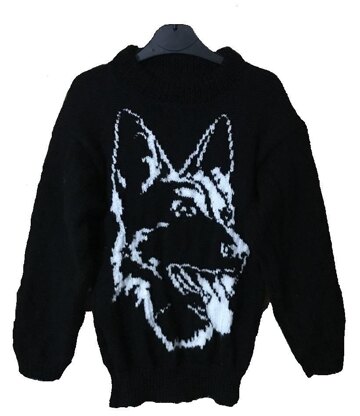 Black German Shepherd Jumper