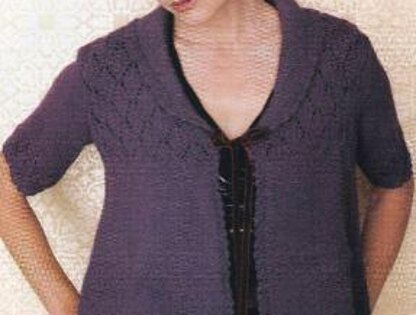 Lace Yoke Cardigan