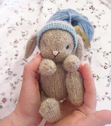 Bunny with pinafore dress