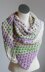 Lavender Garden C2C Scarf