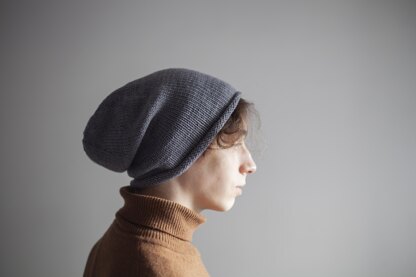 Men`s Slouchy Beanie - Super simple beanie + VIDEO