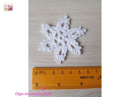 Crochet snowflake 89