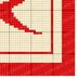 C2C Crochet Pattern Initial Letter Q Blanket Baby Shower Stroller Name Throw