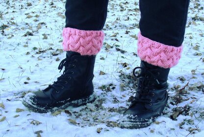 Strawberry Fluff Boot Cuffs