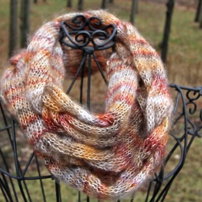 Braided headband and cowl - knitting pattern