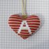 Personalized Hanging Heart Decoration