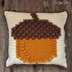 Bobble Stitch Acorn Pillow