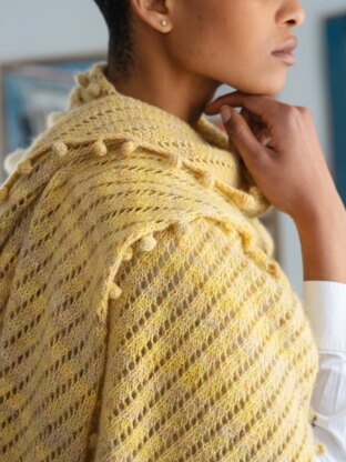 Strawflower Scarf in Berroco Dulce PDF (Free)