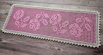 Rose Table Runner