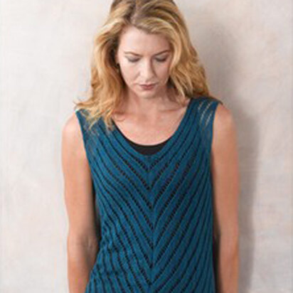 294 Ivy Day Dress - Knitting Pattern for Women in Valley Yarns 10/2 Bamboo