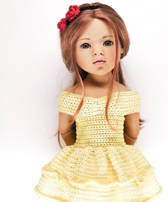 GOTZ/DaF 18" Doll Princess Belle Dress Set