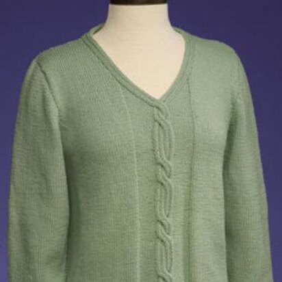 Cable Panel Pullover #158