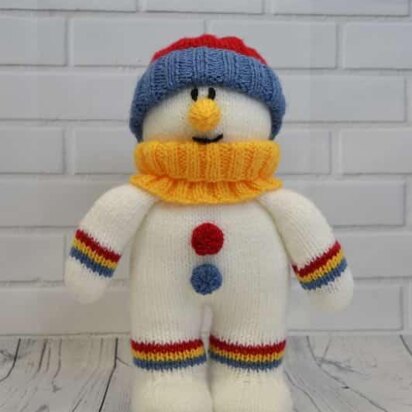 Festive Friends Snowman - knitting pattern