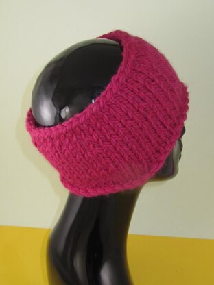 Simple Unisex Super Chunky 2 Button Headband