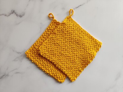 Simple textured dishcloth