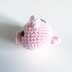 Crocheted Pig Keyring