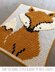 Baby Fox Bobble Stitch Blanket UK terminology by Melu Crochet